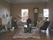 Living Room of Dollhouse. Maine, USA