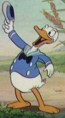 Donald Duck's debut in the Wise Little Hen.