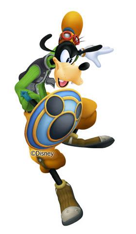 Goofy as seen in the Kingdom Hearts series.