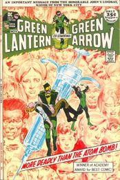 "My ward is a junkie!" Green Lantern #86 (Nov. 1971). Cover art by Neal Adams.