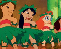 The hula sequence in Lilo & Stitch plays a key role in establishing the movie's Hawaiian setting.