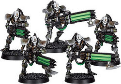 A group of Necron Immortals