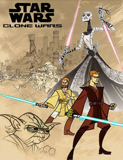 Star Wars: Clone Wars 2-D run (2003-2005)