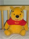 The Disney incarnation of Winnie the Pooh, as a stuffed animal