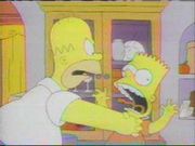 Bart being strangled.