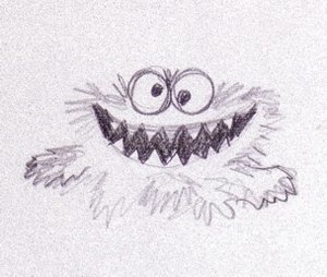The Wheel Stealer (1966), sketch from Jim Henson's Designs and Doodles.