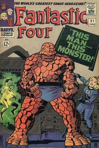 FF #51 (June 1966): "This Man... This Monster!" — considered one of comics' greatest stories.4 Cover art by Kirby & Sinnott.