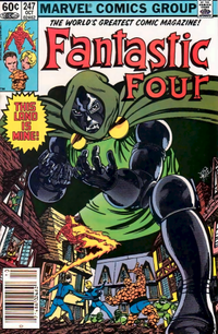 FF #247 (Oct. 1982): Doctor Doom, by penciler-inker Byrne.