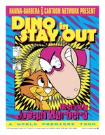 Poster to the 1995 Joseph Barbera-directed Dino cartoon Stay Out
