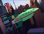 The Planet Express ship