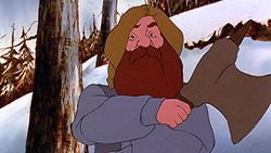 Gimli, from the 1978 cartoon adaptation of The Lord of the Rings.