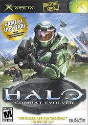The box art for Halo: Combat Evolved.