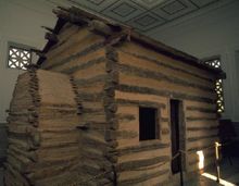 Abraham Lincoln's log cabin