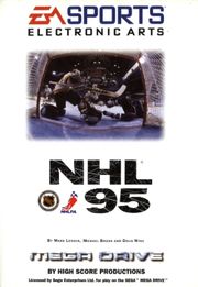 NHL 95 cover for the Sega Mega Drive.