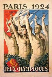 Poster for the Paris 1924 Summer Olympic Games.