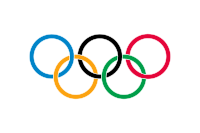 The five Olympic rings were designed in 1913, adopted in 1914 and debuted at the Games at Antwerp, 1920.